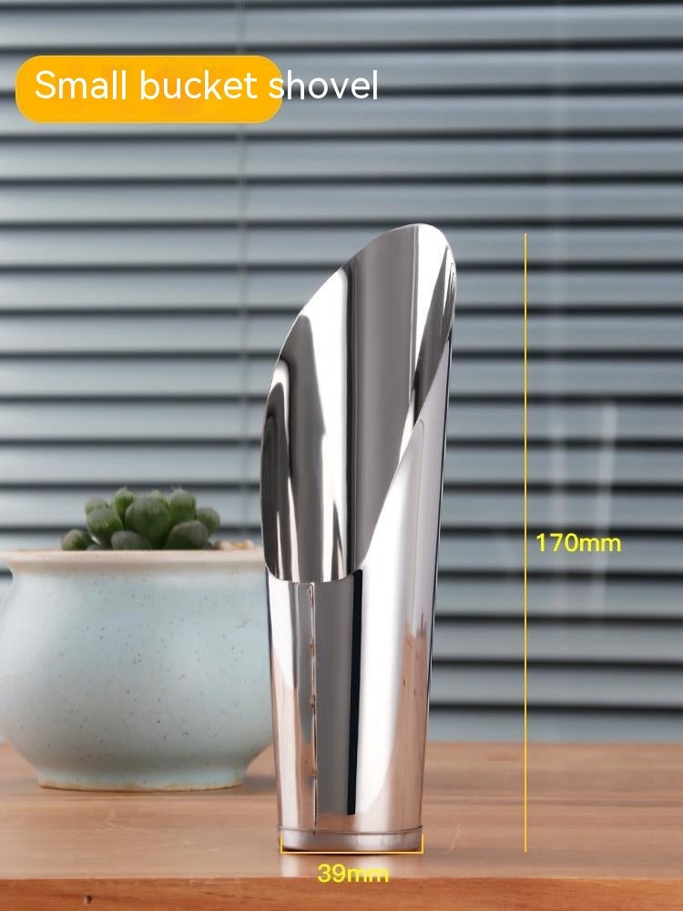 Stainless Steel Soil Scoop for Tidy Indoor Gardening