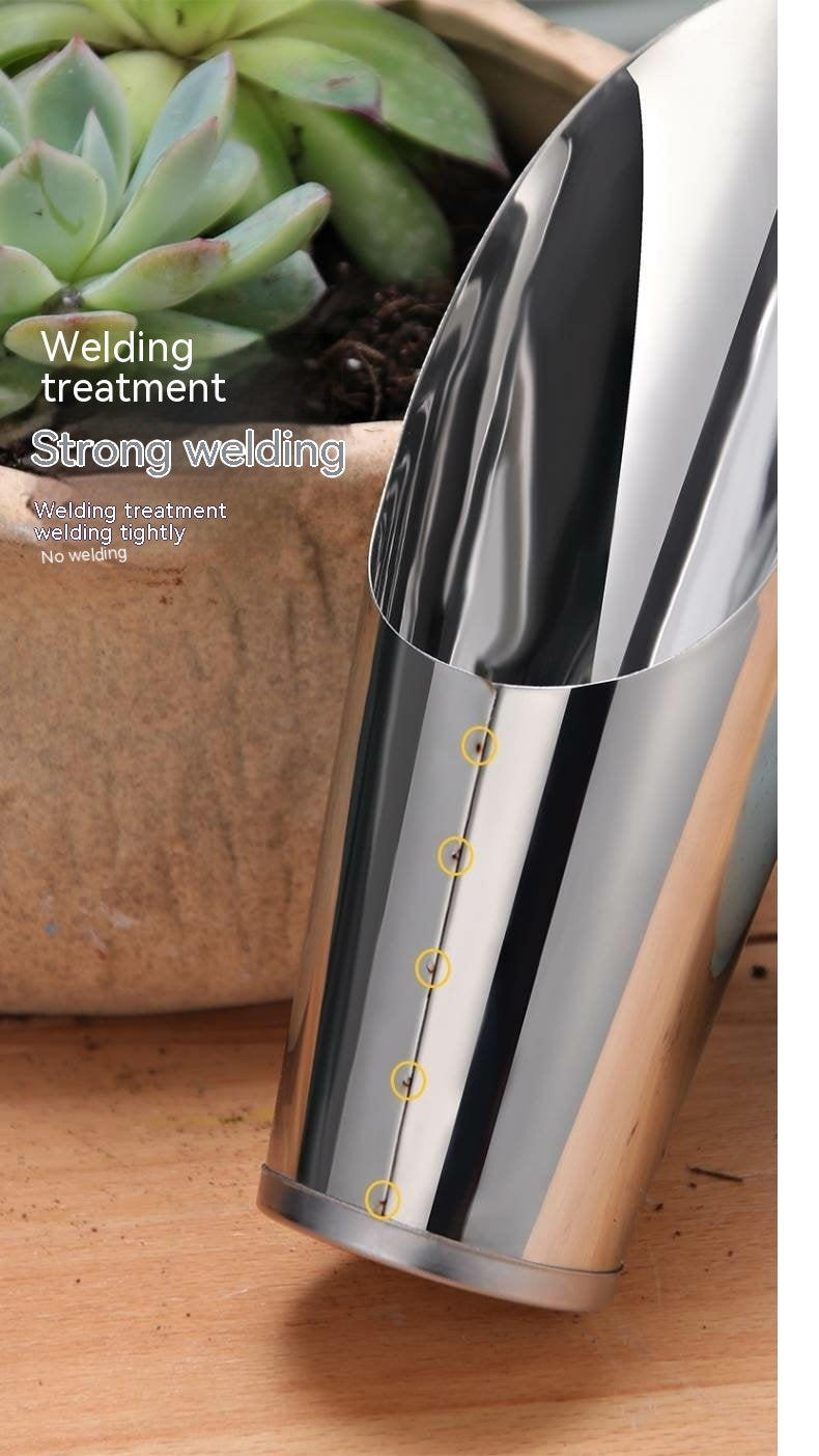 Stainless Steel Soil Scoop for Tidy Indoor Gardening