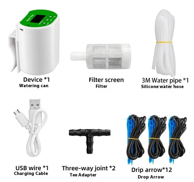 Intelligent Self-Watering Drip Kit for Low-Stress Plant Care