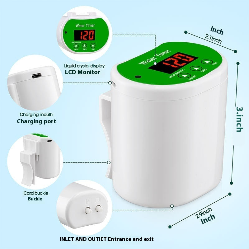 Intelligent Self-Watering Drip Kit for Low-Stress Plant Care