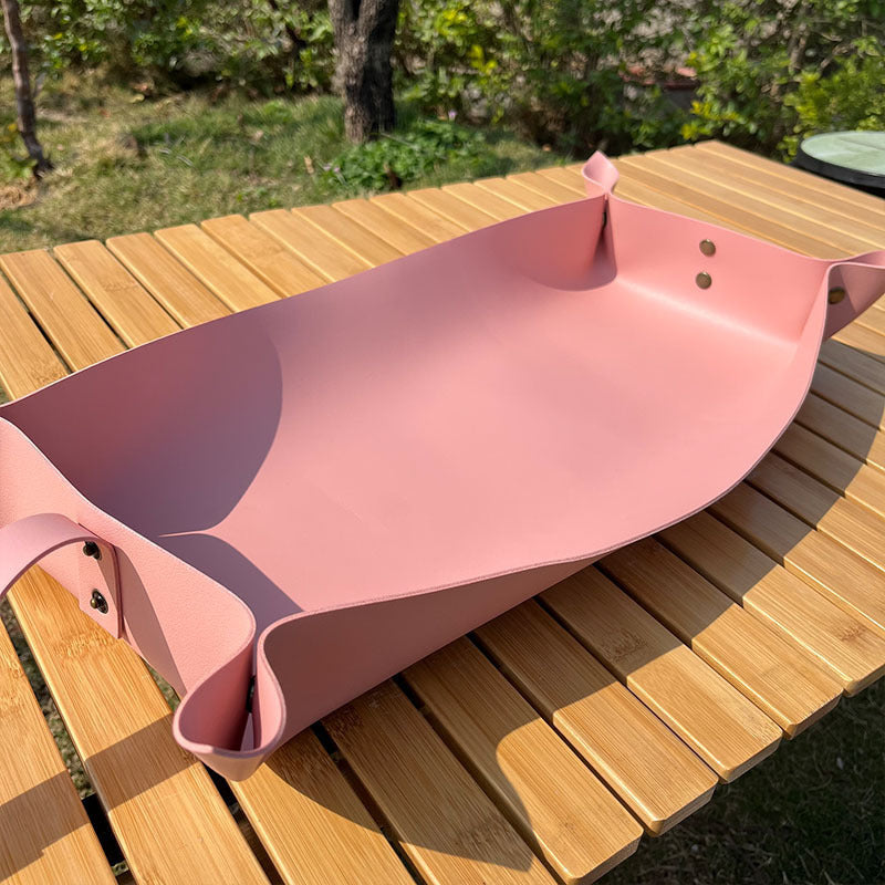 Snap-Corner Leather Potting Mat for Mess-Free Indoor Gardening