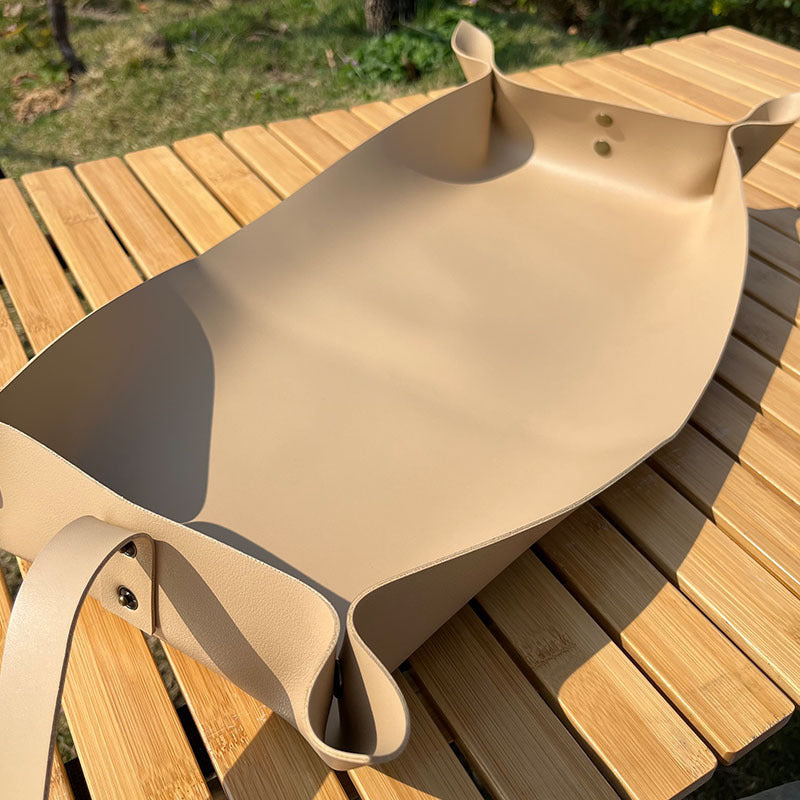 Snap-Corner Leather Potting Mat for Mess-Free Indoor Gardening