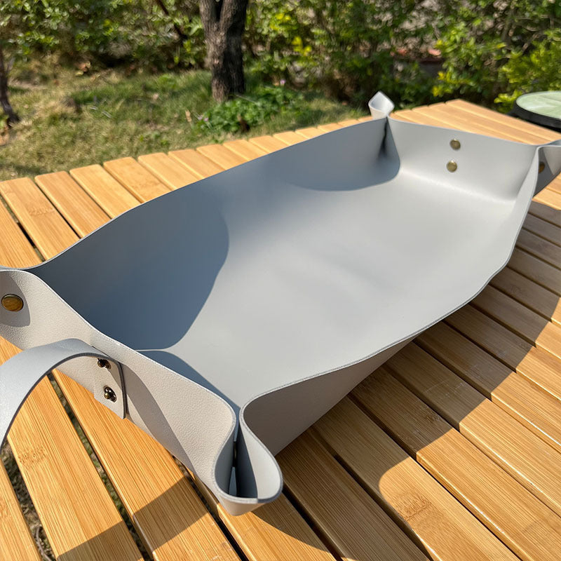 Snap-Corner Leather Potting Mat for Mess-Free Indoor Gardening